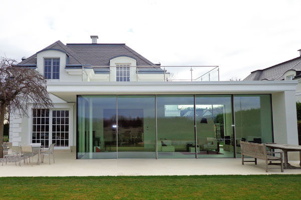 фасадное остекление дома