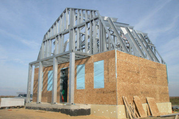 каркасные дома из стали