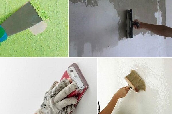 покраска стены